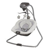 Graco Simple Sway vista frontal mostrando diseño compacto y confort