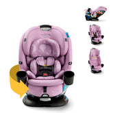Graco vista frontal lateral de la silla mostrando la forma y seguridad