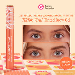 Grande Cosmetics detalle del cepillo aplicador y textura cremosa