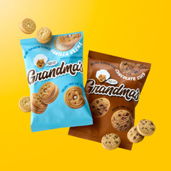 Grandma's galletas en una lonchera listos para merienda rápida
