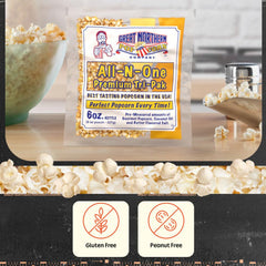 Great Northern sobres vertidos en máquina de 6 oz para uso sencillo