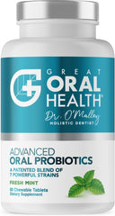 Great Oral Health envase frontal mostrando el producto y beneficio de frescura