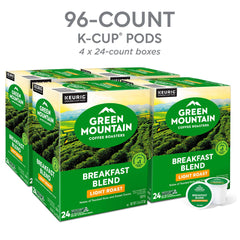 Green Mountain Coffee Roasters vertido de café en taza mostrando color brillante y claridad