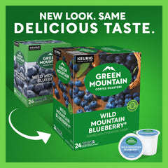 Green Mountain cápsulas K-Cup dispuestas que facilitan preparación rápida por taza