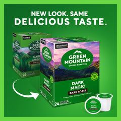 Green Mountain detalle de una cápsula K‑Cup Dark Magic para extracción consistente