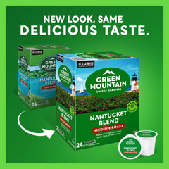 Green Mountain cápsula K-Cup en primer plano, frescura y sellado hermético