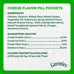 Greenies bolsitas en mano para comparar tamaño y uso práctico