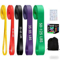 GRLCOOD pack frontal con las cinco bandas mostrando variedad de resistencias y portabilidad