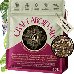 Grow Queen bag front view showing product branding and benefits for easy selection