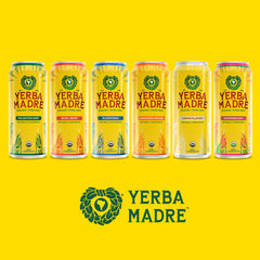 Guayaki persona disfrutando la lata al aire libre mostrando conveniencia y energía