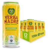 Guayakí lata frontal con mango, refresco natural y bajo en azúcar