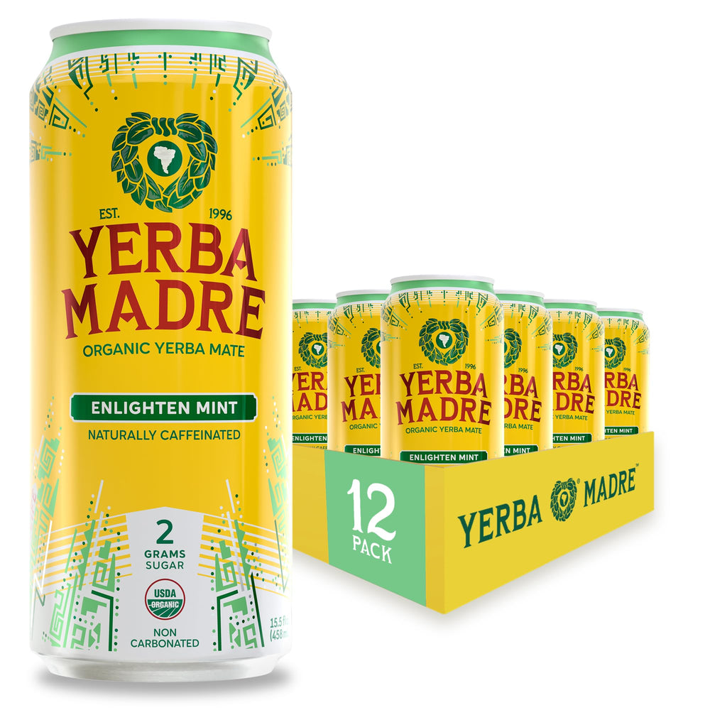 Guayaki lata frontal mostrando diseño y beneficio energía natural
