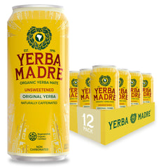 Guayaki lata frente mostrando diseño y beneficio energía vegetal