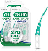 GUM soft picks front packaging showing 270 count for travel convenience