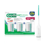 GUM presentación frontal del paquete mostrando 270 unidades y portabilidad