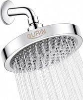 GURIN cabezal frontal mostrando diseño cromado y lluvia envolvente