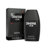 Guy Laroche Drakkar Noir frasco frontal elegante y masculino