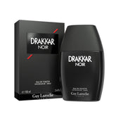 Guy Laroche Drakkar Noir frasco frontal muestra poder y presencia