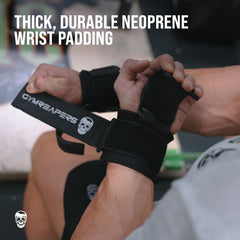 Gymreapers correas de neopreno acolchado que protegen la muñeca