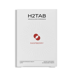 H2Tab envase frontal mostrando 30 tabletas y diseño claro