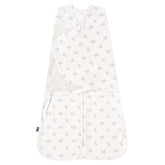 HALO vista frontal del sleepsack Floral Vintage Stripe mostrando diseño y cierre