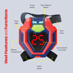 Halo Sport chaleco frontal con pantalla LCD, ajuste cómodo y seguro