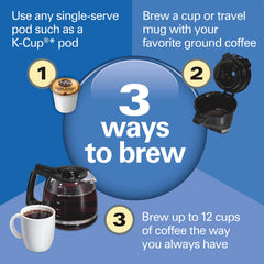 Hamilton Beach FlexBrew detalle de la jarra de vidrio que facilita servir y limpiar