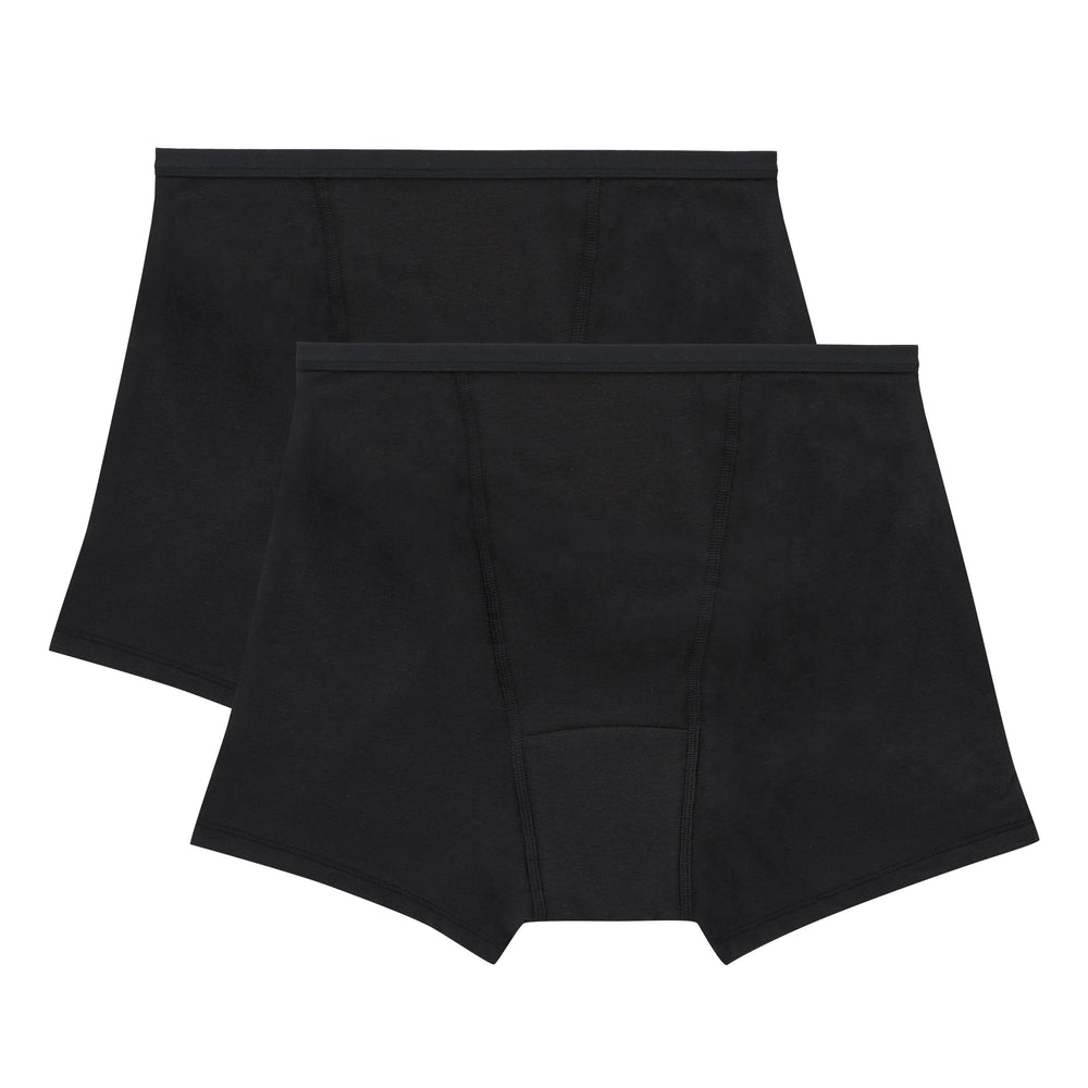 Hanes boxer frontal del pack mostrando diseño discreto y protección cómoda