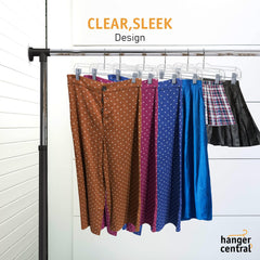 Hanger Central textura de plástico resistente que garantiza durabilidad diaria