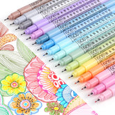 HANKU empaque frontal mostrando 16 colores y caja portátil, conveniente para llevar