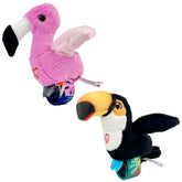 Happy Yappers toucan frontal mostrando expresión y sonido para diversión portátil