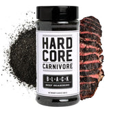 Hardcore Carnivore frontal del envase mostrando etiqueta y tamaño