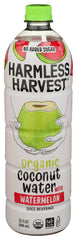 Harmless Harvest frente de botella 32 oz beneficios de hidratación natural