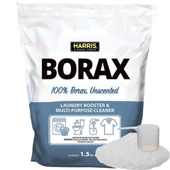 HARRIS empaque frontal mostrando la bolsa resellable para almacenamiento seguro