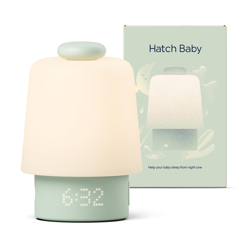 Hatch Baby vista frontal mostrando diseño mint y facilidades de uso