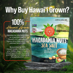 Hawaiian Macadamia Nut Company bol con macadamias añade crujiente a ensalada