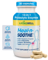HEAL-N-SOOTHE frente del empaque mostrando calidad y confianza