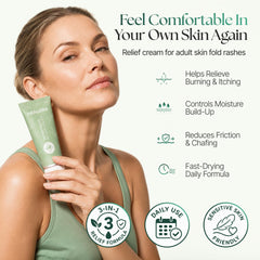 Healora textura crema que se transforma en polvo para confort
