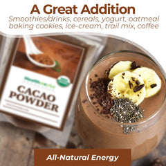 Healthworks Superfoods granos de cacao crudos de origen peruano, calidad natural