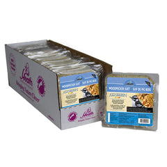 Heath Woodpecker detalle de textura con trozos de nueces, alta atracción