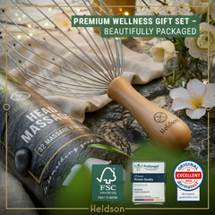 HELDSON mango de madera detalle para agarre cómodo y duradero