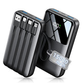 HELLEE vista frontal del power bank mostrando diseño compacto y capacidad