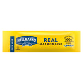 HELLMANN'S sobre frontal del paquete mostrando diseño y cantidad fácil de identificar.