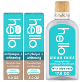 hello pack frontal mostrando tubos y botella para rutina completa