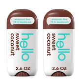 hello envase frontal Sweet Coconut mostrando diseño y beneficio fresco