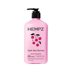 Hempz botella frente del empaque mostrando diseño y beneficio hidratante