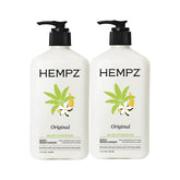 Hempz frontal del envase pack de 2 mostrando formato y diseño