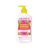 Hempz envase frontal mostrando la loción y su aroma seductor