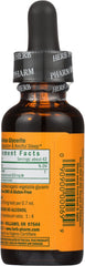 Herb Pharm textura del extracto glicerina mostrando aspecto claro y dulce