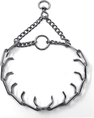Herm Sprenger imagen frontal del collar de 16 pulgadas mostrando su forma y cierre